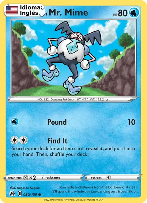 Galarian Mr. Mime (030) — Crown Zenith