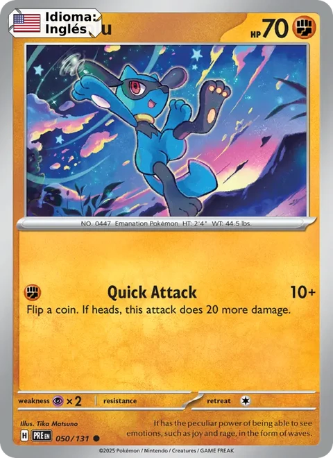 Riolu (050) — Prismatic Evolutions