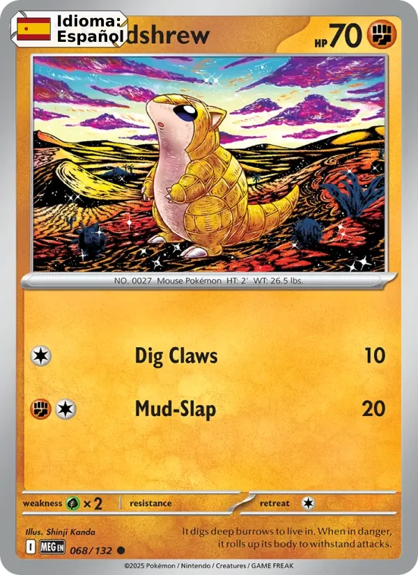 Sandshrew (068) — Mega Evolution