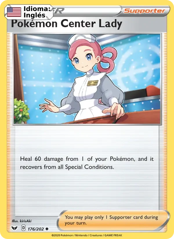 Pokémon Center Lady (176) — Sword & Shield
