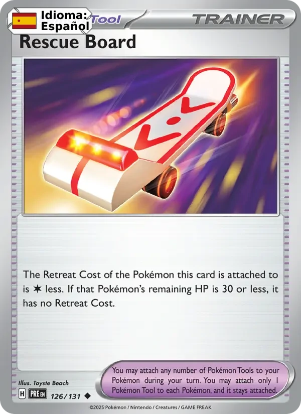 Rescue Board (126) — Prismatic Evolutions
