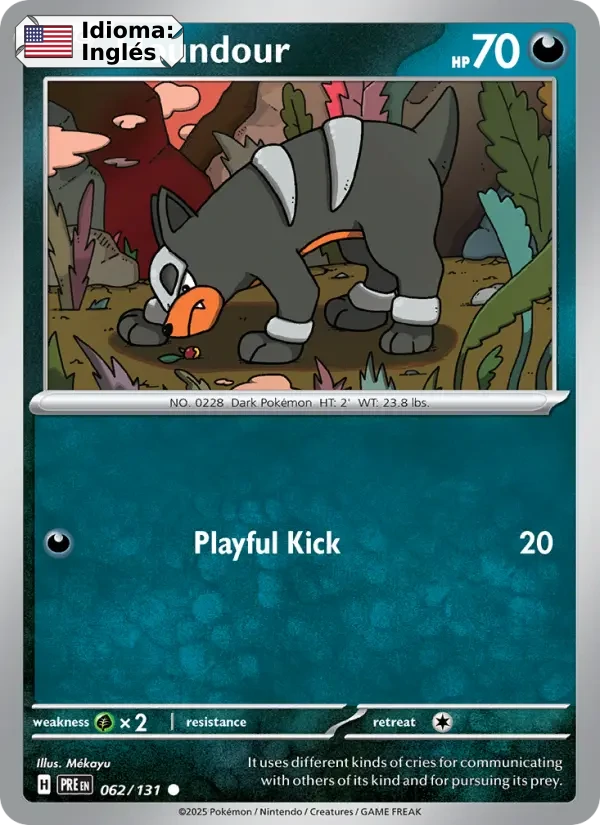 Houndour (062) — Prismatic Evolutions