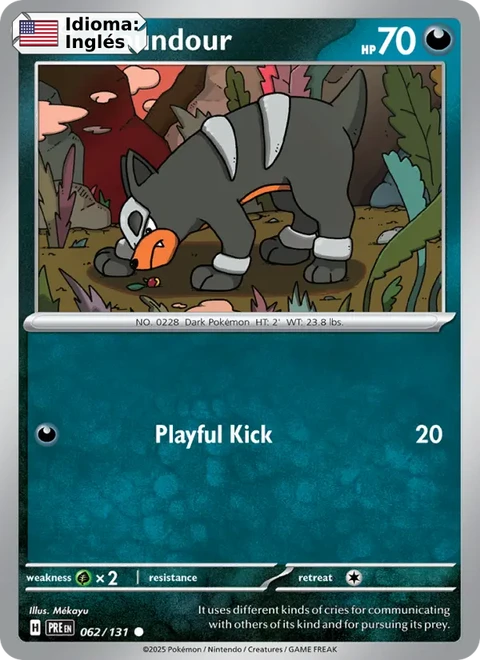 Houndour (062) — Prismatic Evolutions