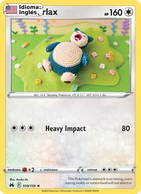 Snorlax (109) — Crown Zenith