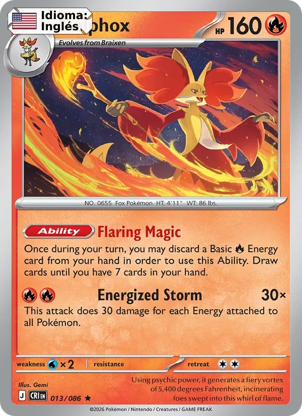 Delphox (013) — Chaos Rising