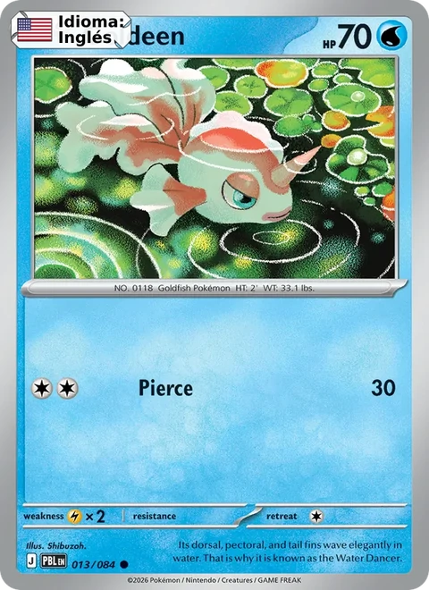 Goldeen (013) — Pitch Black