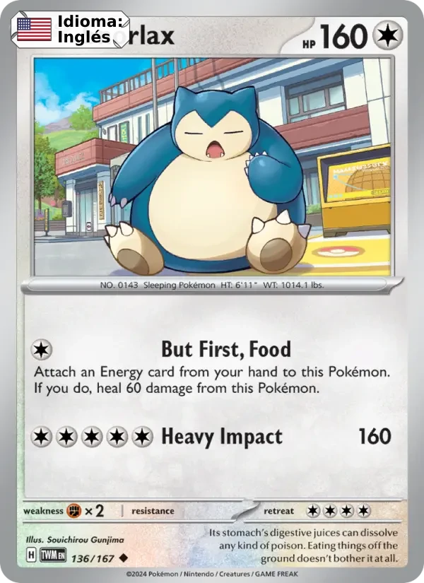 Snorlax (136) — Twilight Masquerade