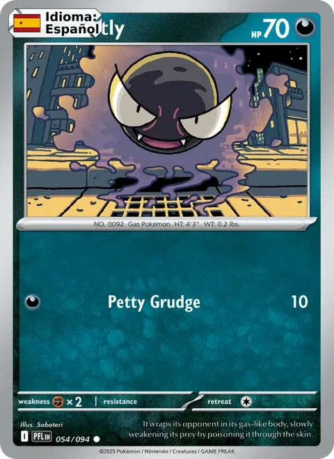 Gastly (054) — Phantasmal Flames