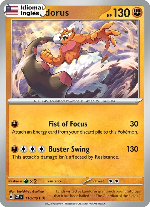 Landorus (110) — Surging Sparks