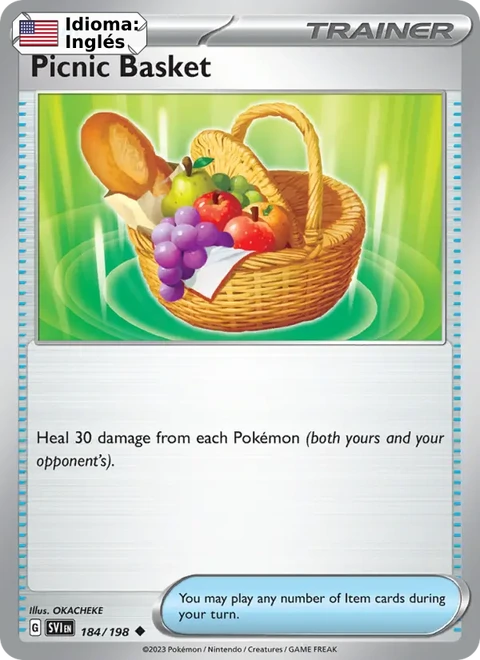 Picnic Basket (184) — Scarlet & Violet