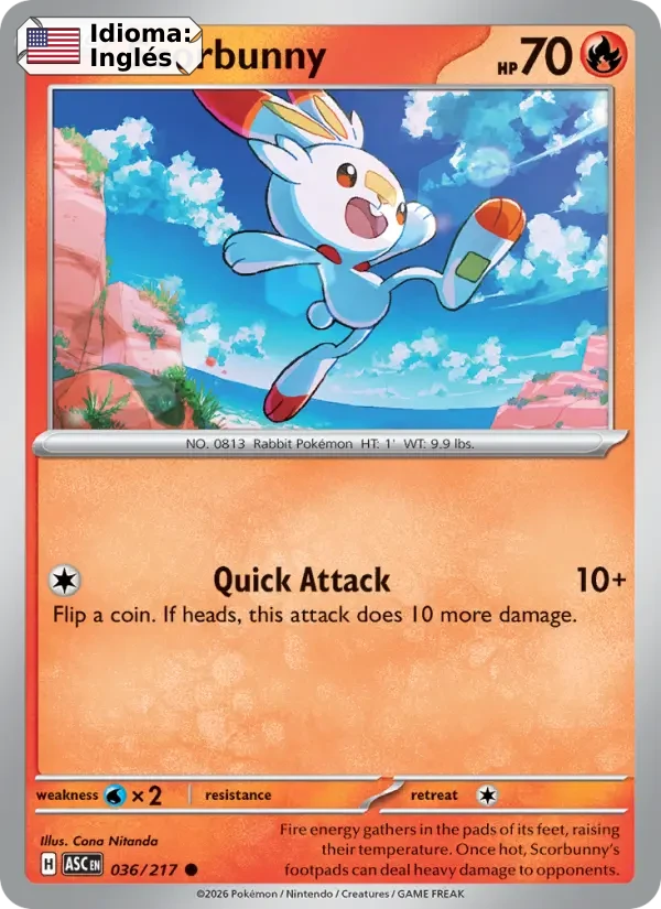 Scorbunny (036) — Ascended Heroes
