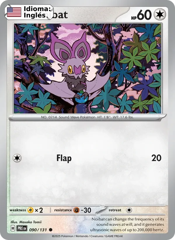 Noibat (090) — Prismatic Evolutions