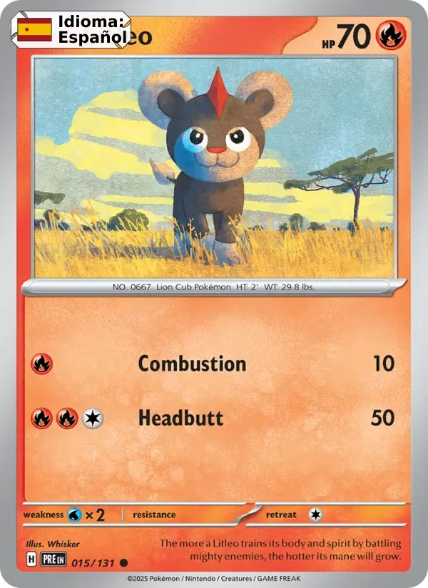 Litleo (015) — Prismatic Evolutions