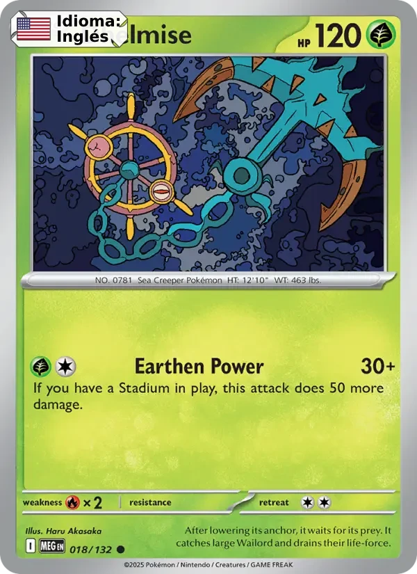 Dhelmise (018) — Mega Evolution
