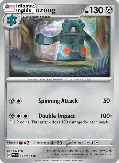 Bronzong (127) — Surging Sparks