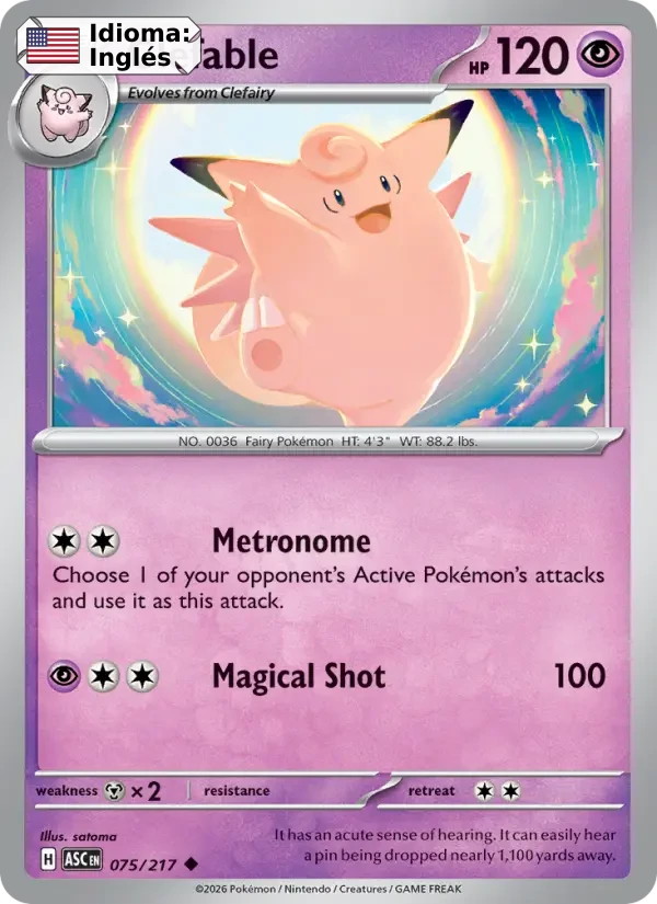 Clefable (075) — Ascended Heroes