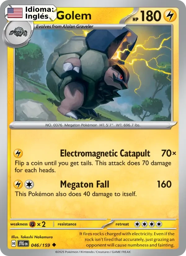 Alolan Golem (046) — Journey Together