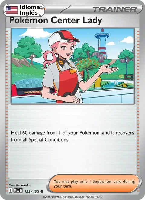 Pokémon Center Lady (123) — Mega Evolution