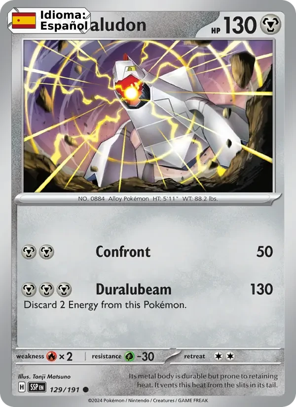 Duraludon (129) — Surging Sparks