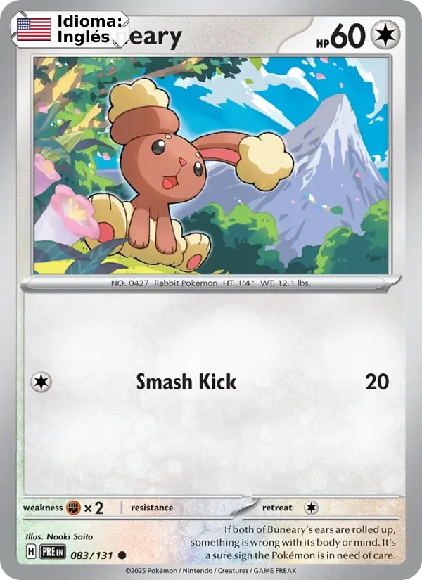 Buneary (083) — Prismatic Evolutions