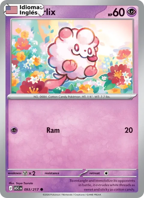Swirlix (093) — Ascended Heroes