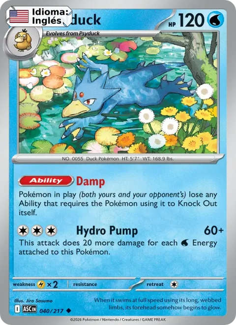 Golduck (040) — Ascended Heroes