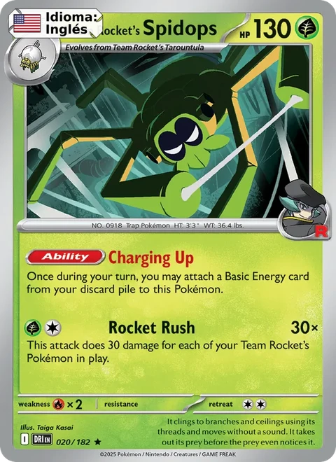Team Rocket's Spidops (020) — Destined Rivals