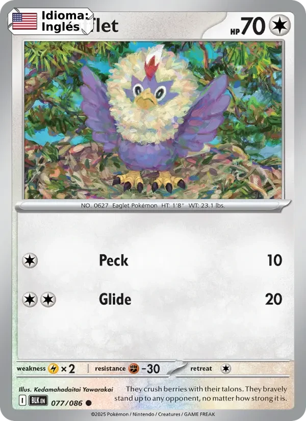 Rufflet (077) — Black Bolt