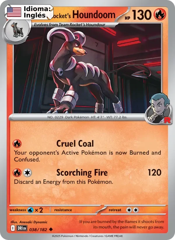 Team Rocket's Houndoom (038) — Destined Rivals