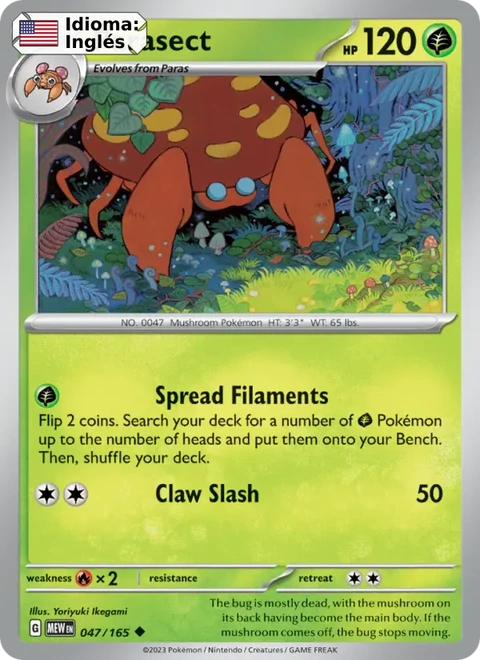 Parasect (047) — 151