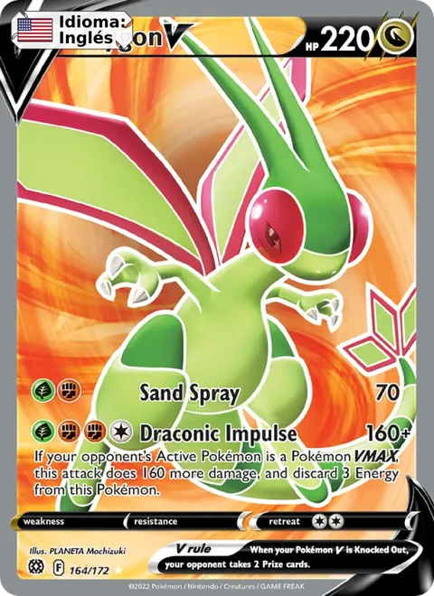 Flygon V (164) — Brilliant Stars