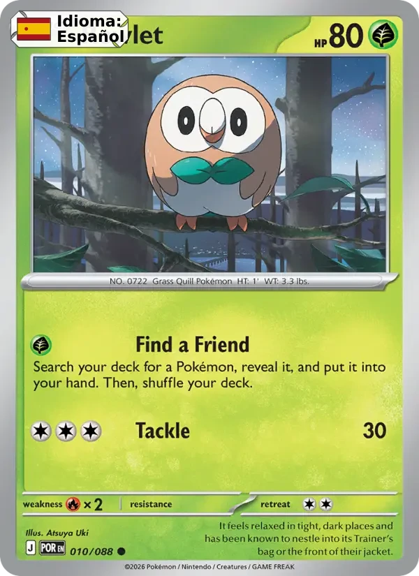 Rowlet (010) — Perfect Order