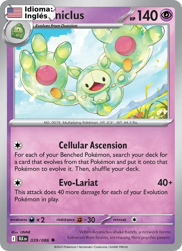 Reuniclus (039) — Black Bolt