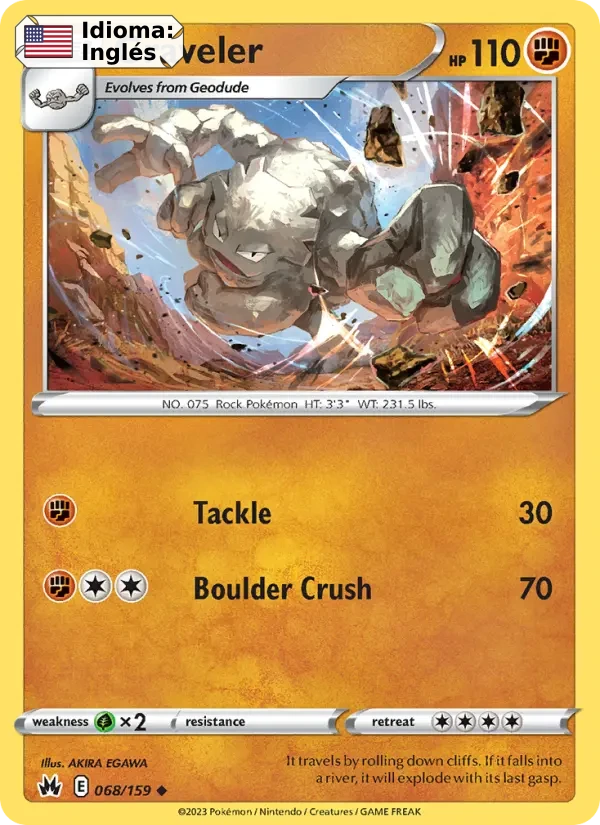 Graveler (068) — Crown Zenith