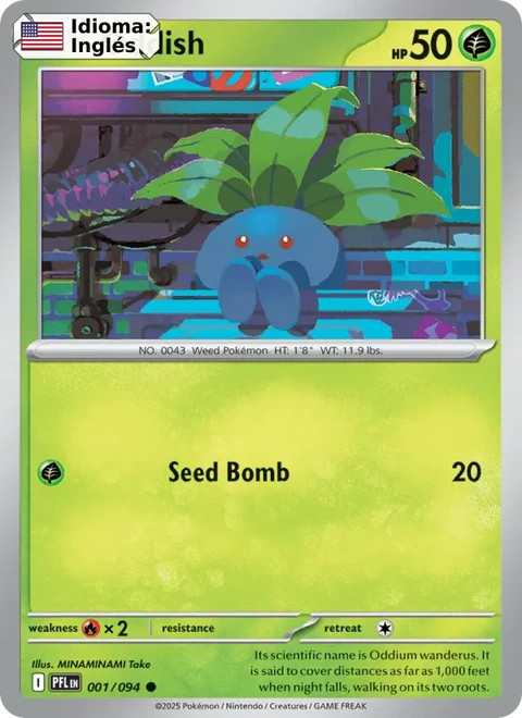Oddish (001) — Phantasmal Flames