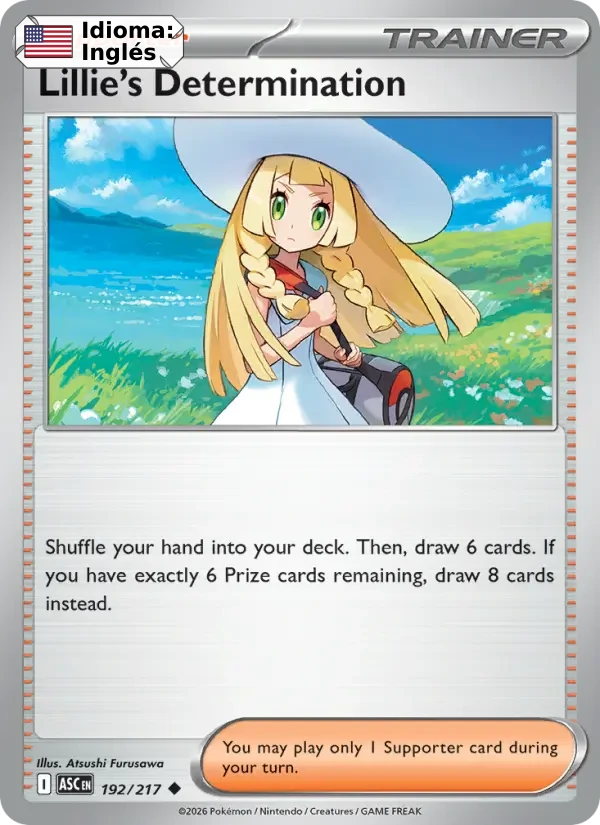 Lillie's Determination (192) — Ascended Heroes