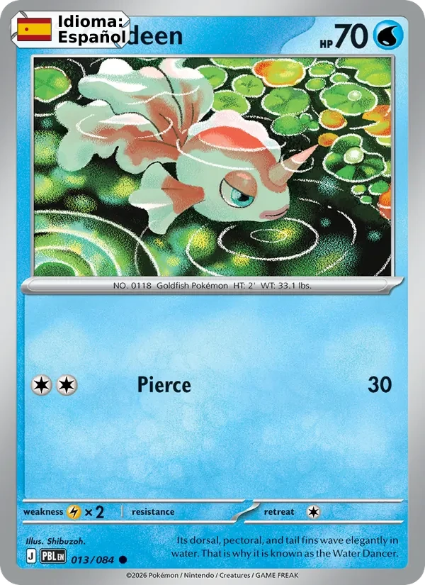 Goldeen (013) — Pitch Black