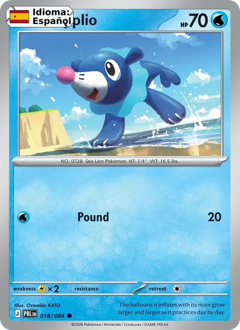Popplio (018) — Pitch Black