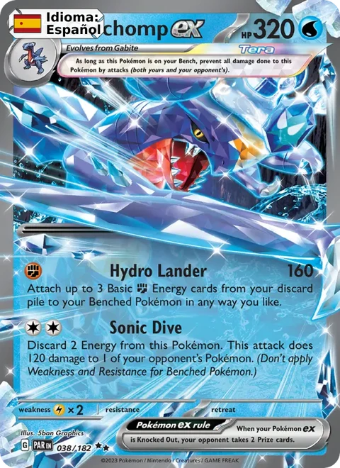 Garchomp ex (038) — Paradox Rift