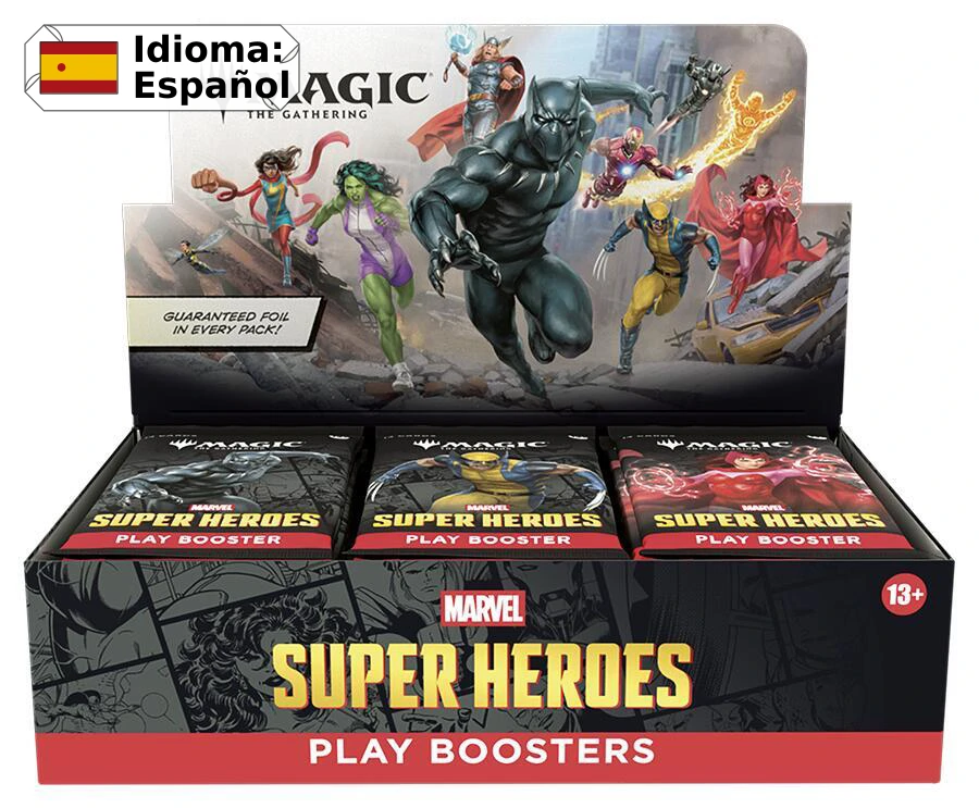 Marvel Super Heroes - Play Booster Display — Marvel Super Heroes