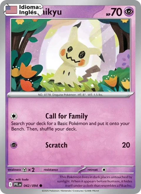 Mimikyu (042) — Phantasmal Flames