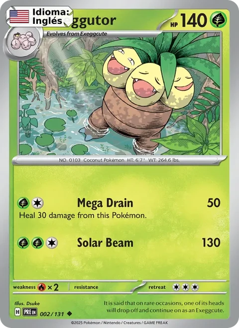 Exeggutor (002) — Prismatic Evolutions