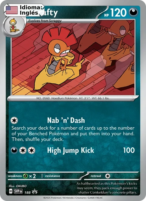 Scrafty (188) — SVP Black Star Promos