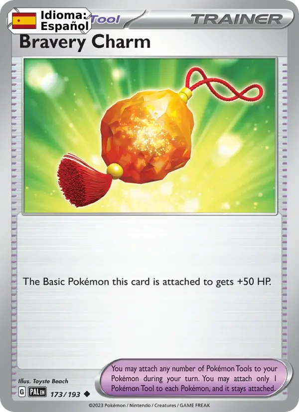 Bravery Charm (173) — Paldea Evolved