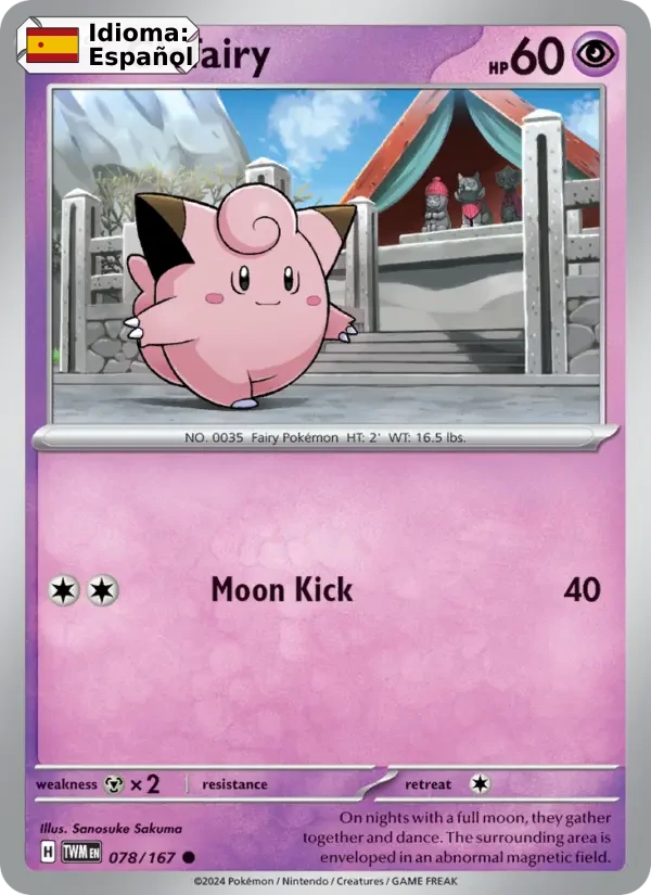 Clefairy (078) — Twilight Masquerade