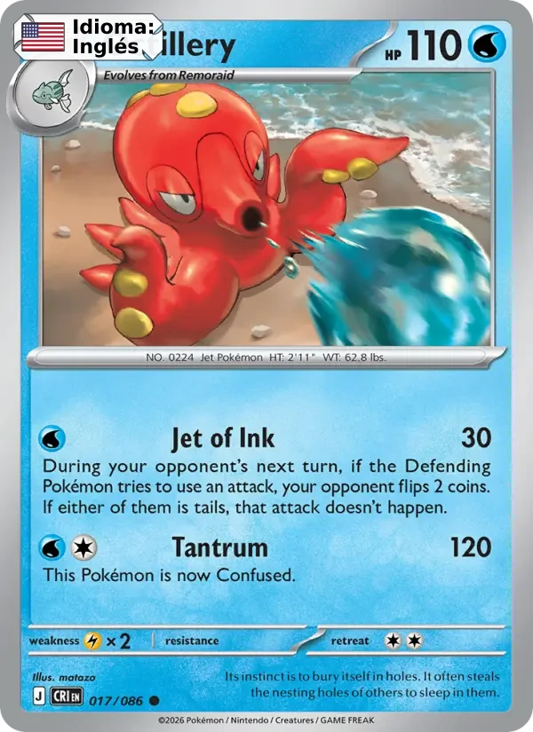 Octillery (017) — Chaos Rising