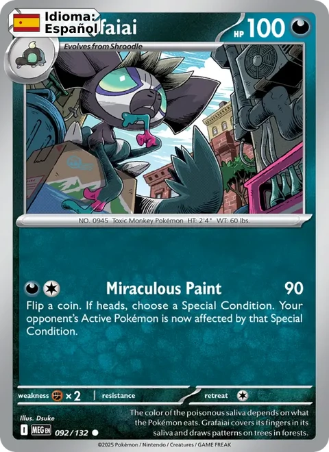 Grafaiai (092) — Mega Evolution