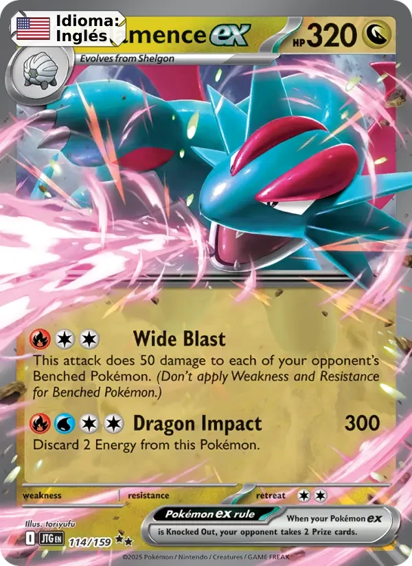 Salamence ex (114) — Journey Together