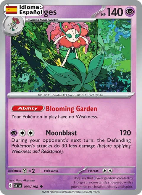 Florges (093) — Scarlet & Violet