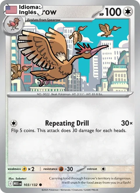 Fearow (103) — Mega Evolution